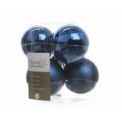 Glass balls Dim. 8 cm 6 Pieces