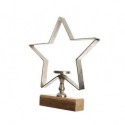 Large Star Shape Candle Holder in Metal Dim. 54x9x61 cm