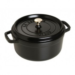 Cocotte 24 cm Black in Cast Iron