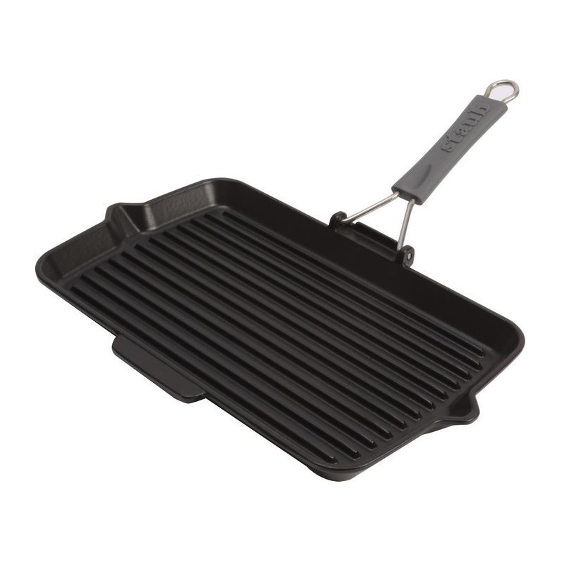 Grill pan 34 x 21 cm Black