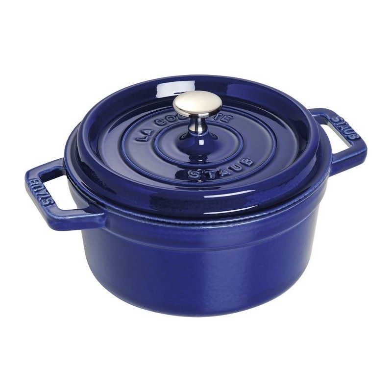 Cocotte 22 cm Blue in Cast Iron