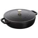 Chistera Pan 24 cm Black in Cast Iron