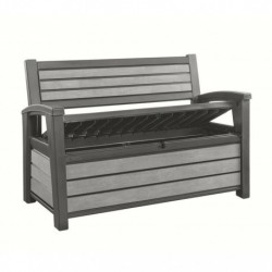 Keter Resin Chest HUDSON BENCH Graphite