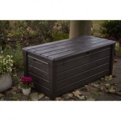 Keter Trunk in Brown BRIGHTWOOD Resin