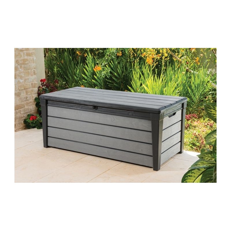 Keter Trunk in BRUSHWOOD Graphite Resin