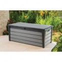 Keter Trunk in BRUSHWOOD Graphite Resin